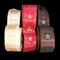 The Ribbon People Gold and Red "Merry Christmas" Holiday Star Wired Craft Ribbons 2.5" x 40 Yards